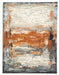 Carmely - Gray / White/orange - Wall Art Capital Discount Furniture Home Furniture, Furniture Store
