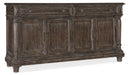 Traditions - 2-Drawers 2-Shelves Buffet - Dark Brown Capital Discount Furniture Home Furniture, Furniture Store