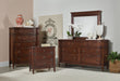 Charleston - Wood Landscape Mirror - Dark Brown Capital Discount Furniture Home Furniture, Furniture Store