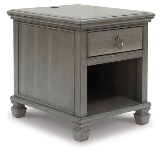 Lexorne - Gray - Rectangular End Table Capital Discount Furniture Home Furniture, Furniture Store