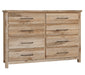 Dovetail - 8-Drawer Dresser - Sun Bleached White Capital Discount Furniture Home Furniture, Furniture Store