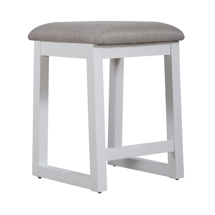 Palmetto Heights - Upholstered Console Stool - White Capital Discount Furniture Home Furniture, Furniture Store