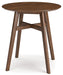 Lyncott - Brown - Round Dining Room Counter Table Capital Discount Furniture Home Furniture, Furniture Store