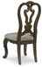 Maylee - Dark Brown - Dining Upholstered Side Chair Capital Discount Furniture Home Furniture, Furniture Store