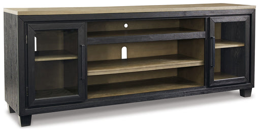 Foyland - Black / Brown - Xl TV Stand W/Fireplace Option Capital Discount Furniture Home Furniture, Furniture Store
