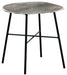 Laverford - Chrome / Black - Round End Table Capital Discount Furniture Home Furniture, Furniture Store