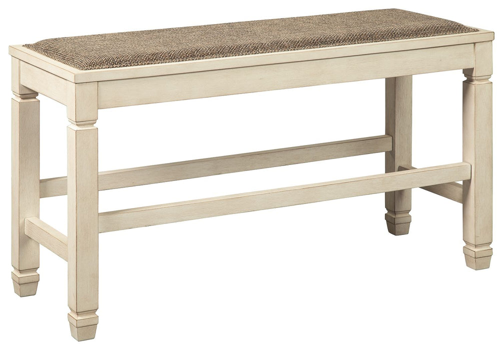 Bolanburg - Beige - Dbl Counter Uph Bench Capital Discount Furniture Home Furniture, Furniture Store