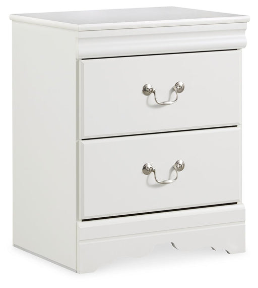 Anarasia - White - Two Drawer Night Stand Capital Discount Furniture Home Furniture, Home Decor, Furniture