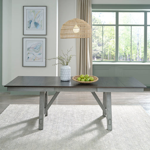 Newport - Trestle Table Set - Dark Gray Capital Discount Furniture Home Furniture, Furniture Store