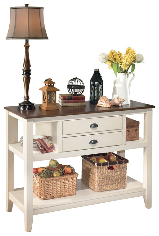 Whitesburg - Brown / Cottage White - Dining Room Server Capital Discount Furniture Home Furniture, Home Decor, Furniture