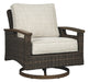 Paradise - Medium Brown - Swivel Lounge Chair (Set of 2) Capital Discount Furniture Home Furniture, Furniture Store