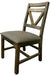 Loft Brown - Chair With Fabric Seat - Dark Brown Capital Discount Furniture Home Furniture, Furniture Store