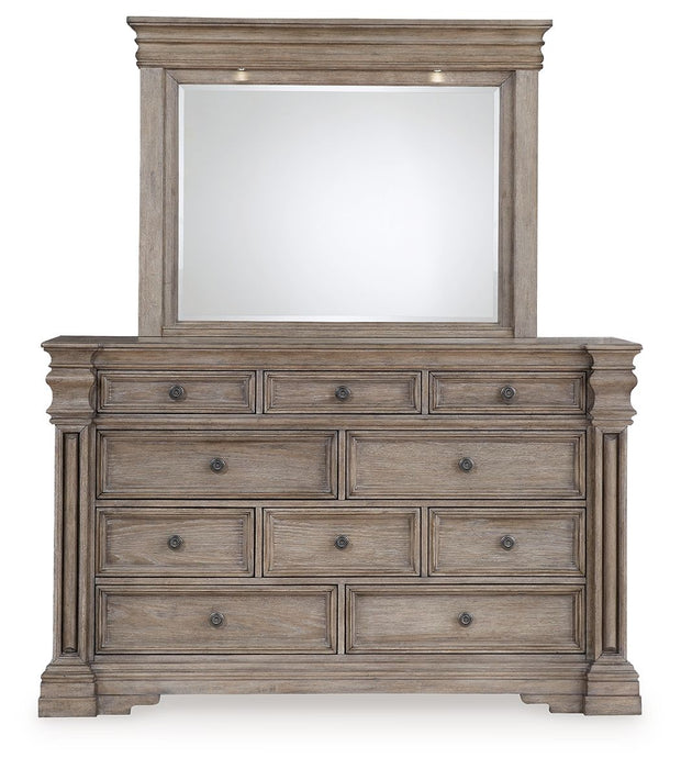 Blairhurst - Light Grayish Brown - Dresser And Mirror Capital Discount Furniture Home Furniture, Furniture Store