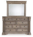 Blairhurst - Light Grayish Brown - Dresser And Mirror Capital Discount Furniture Home Furniture, Furniture Store