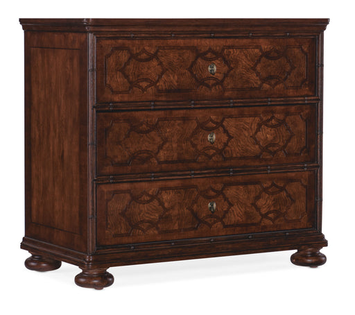 Charleston - Three-Drawer Wood Nightstand - Dark Brown Capital Discount Furniture Home Furniture, Furniture Store