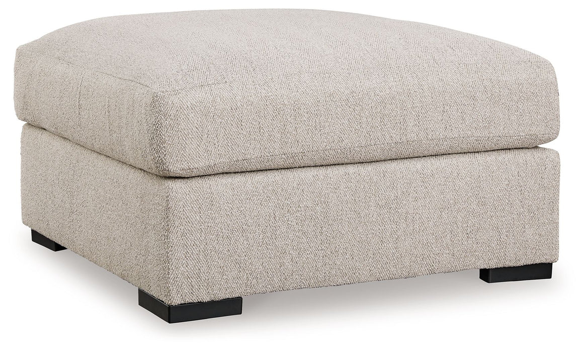 Ballyton - Sand - Oversized Accent Ottoman Capital Discount Furniture Home Furniture, Furniture Store