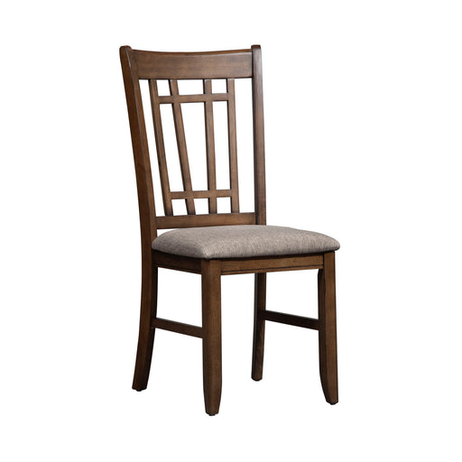 Santa Rosa - Lattice Back Side Chair - Light Brown Capital Discount Furniture Home Furniture, Furniture Store