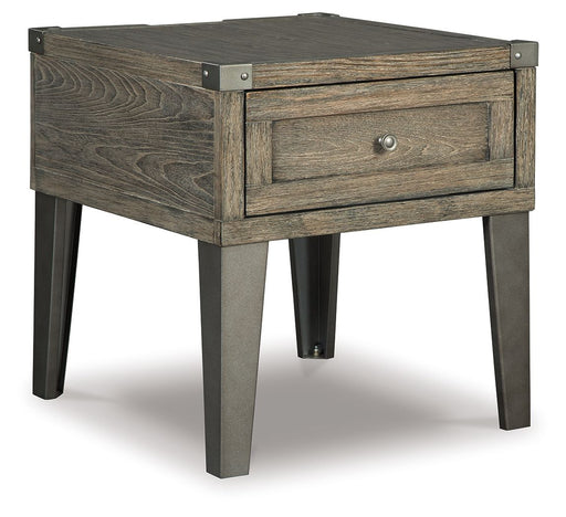 Chazney - Rustic Brown - Rectangular End Table Capital Discount Furniture Home Furniture, Furniture Store