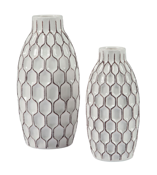 Dionna - White - Vase Set (Set of 2) Capital Discount Furniture Home Furniture, Furniture Store