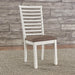 Brook Bay - Upholstered Ladder Back Side Chair - White Capital Discount Furniture Home Furniture, Home Decor, Furniture