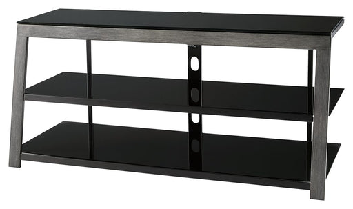 Rollynx - Black - TV Stand Capital Discount Furniture Home Furniture, Home Decor, Furniture
