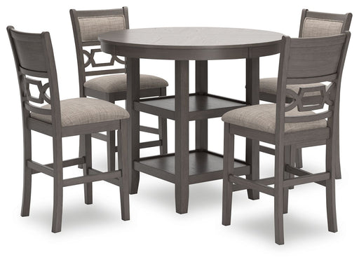 Wrenning - Gray - Drm Counter Table Set (Set of 5) Capital Discount Furniture Home Furniture, Furniture Store