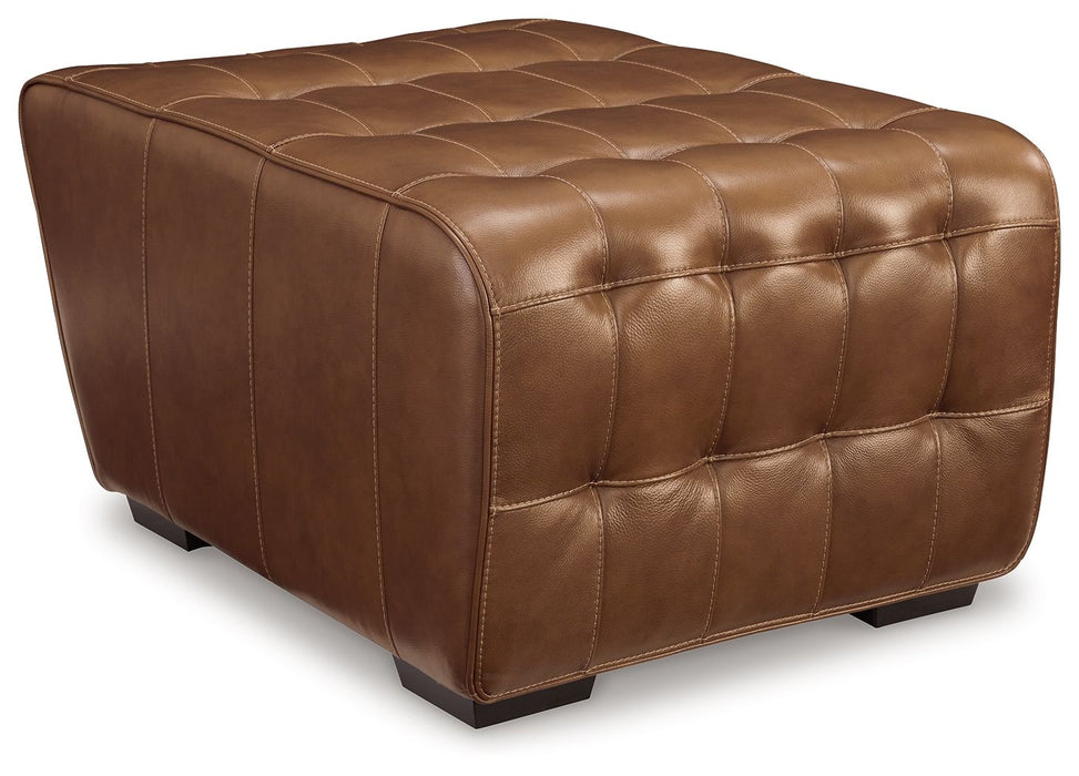 Temmpton - Chocolate - Oversized Accent Ottoman Capital Discount Furniture Home Furniture, Furniture Store
