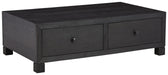 Foyland - Black - Cocktail Table With Storage Capital Discount Furniture Home Furniture, Furniture Store