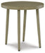 Swiss Valley - Beige - Round End Table Capital Discount Furniture Home Furniture, Furniture Store