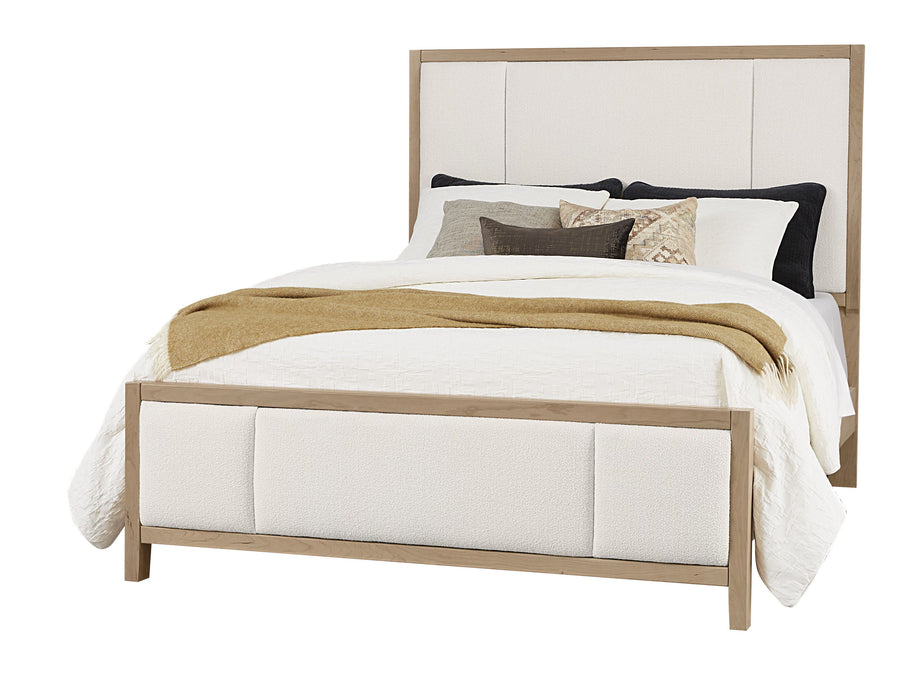 Crafted Cherry - Upholstered Bed Capital Discount Furniture Home Furniture, Furniture Store