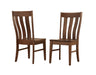 Dovetail - Vertical Slat Dining Chair - Natural Capital Discount Furniture Home Furniture, Furniture Store