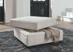 Dellara - Chalk - Ottoman With Storage Capital Discount Furniture Home Furniture, Furniture Store