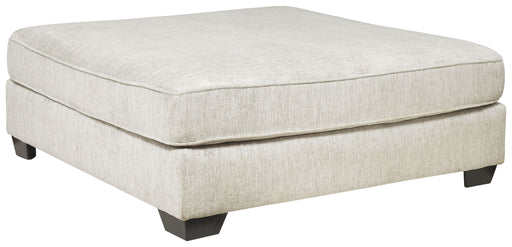 Rawcliffe - Parchment - Oversized Accent Ottoman Capital Discount Furniture Home Furniture, Furniture Store