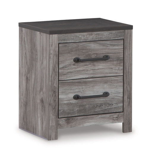 Bronyan - Dark Gray - Two Drawer Night Stand Capital Discount Furniture Home Furniture, Home Decor, Furniture